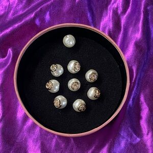 Gucci  Pearl  Buttons